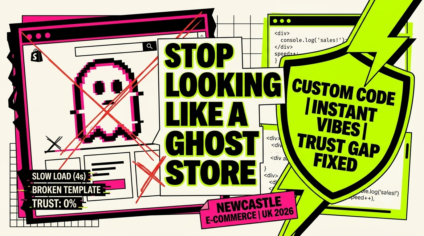 Stop Looking Like a Ghost Store: How Custom Development Saves Newcastle E-commerce Brands