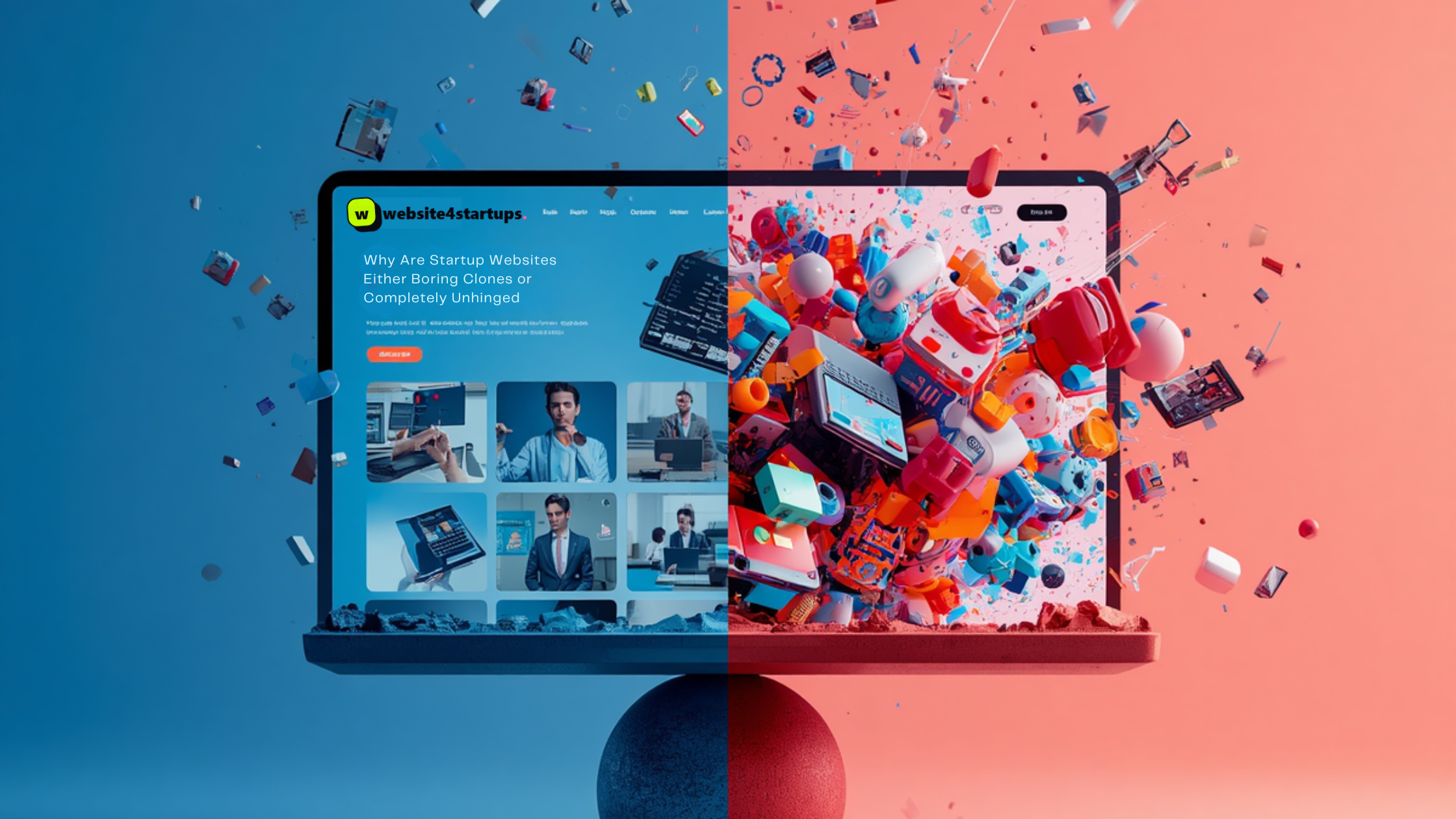 Why Are Startup Websites Either Boring Or Completely Unhinged?
